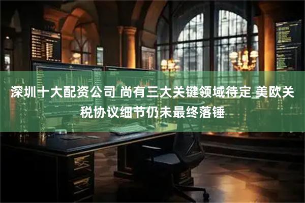 深圳十大配资公司 尚有三大关键领域待定 美欧关税协议细节仍未最终落锤